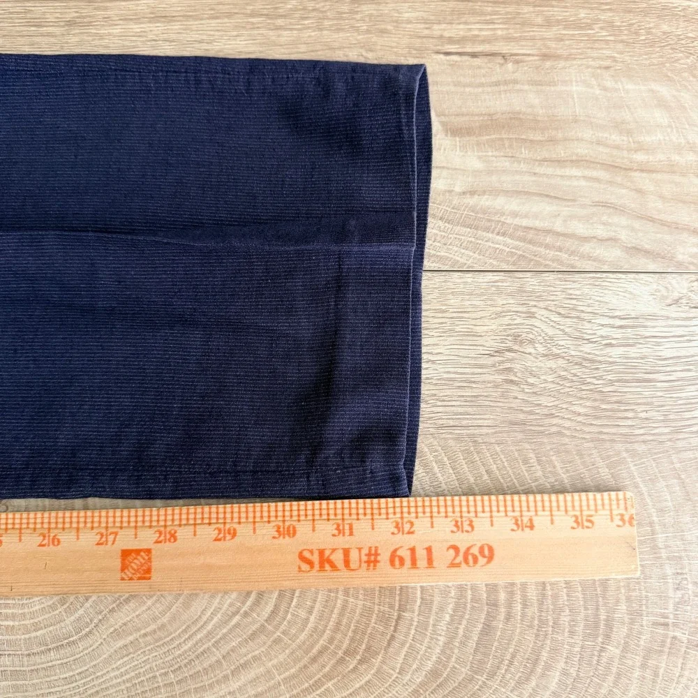 Banana Republic Linen Blend Chino Pants Mens 32x32 Blue Micro Stripe Straight